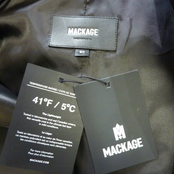 MACKAGE GAEL-V Maxi Leather Trench Coat - Picture 13 of 14